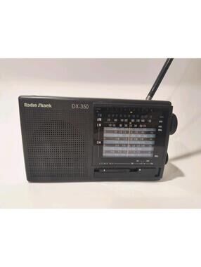 Radio Shack DX-350 Am/Fm/Lw/Sw, 12 Band Portable Receiver Long Wave Short  Wave